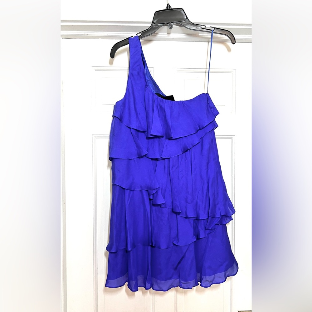 JAYGODFREY Royal Blue Silk Dress